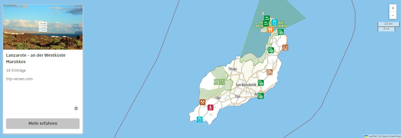 Lanzarote - alle Infos auf Trip Lanzarote  - alles auf einer Karte